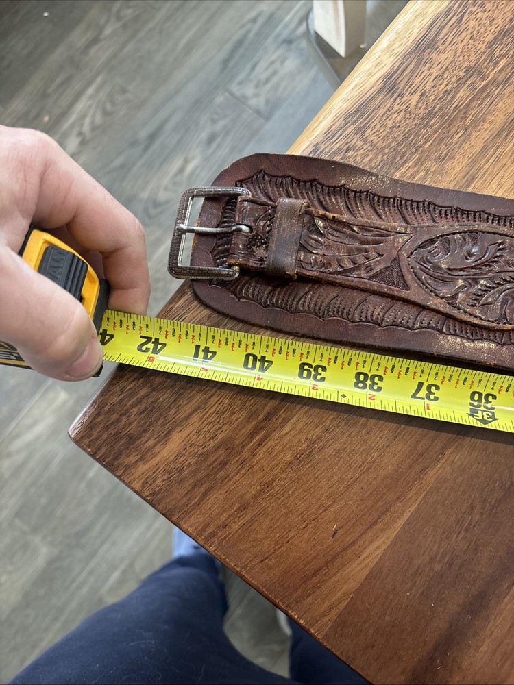 Western Cartridge Belt Hand Tooled