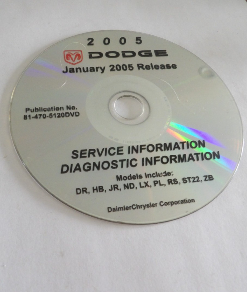 2005 Dodge January 2005 Release Service Info Diagnostic Info