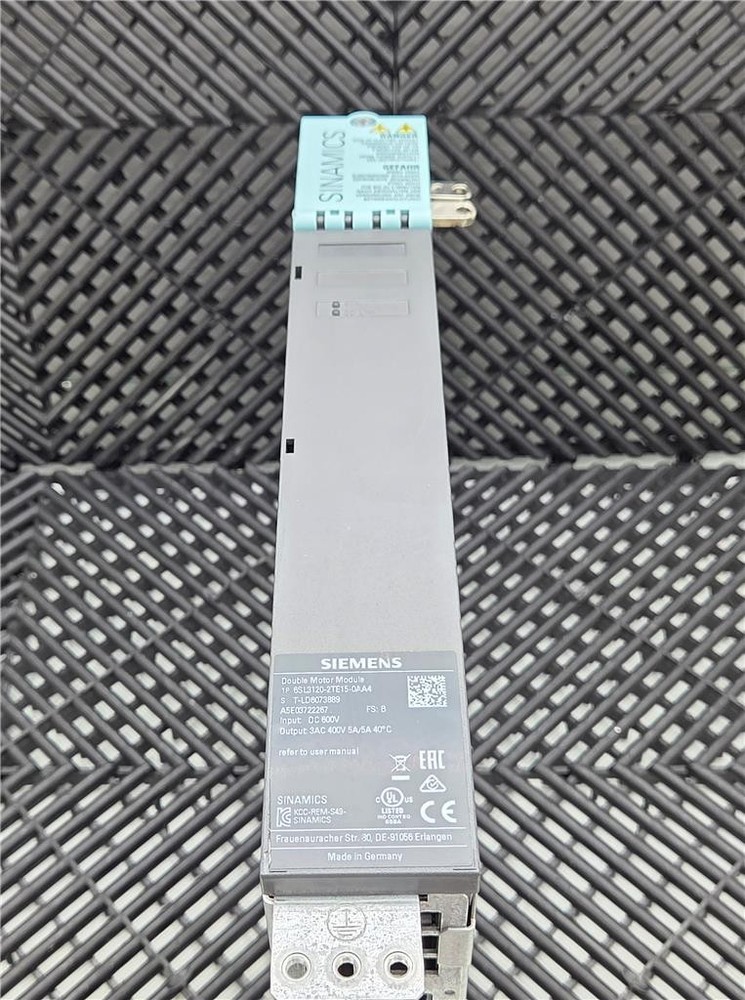 Siemens 6SL3120-2TE15-0AA4 Double Motor Module Servo Drive 5A
