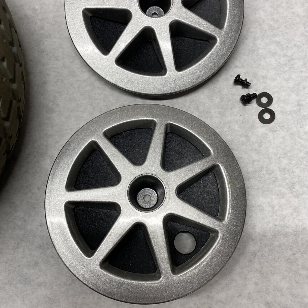 Jazzy Select Pride 2 Wheels with Hub Caps Solid Filled JAZ-15