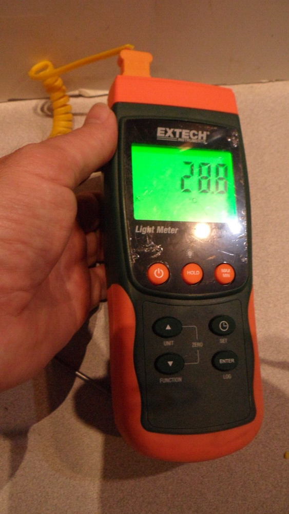 EXTECH SDL400 Light/temperature Meter Datalogger untested