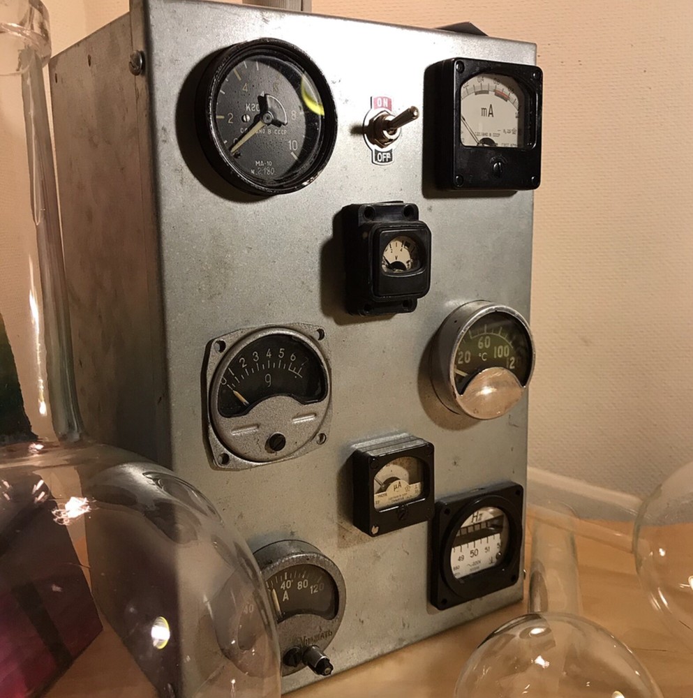 ‘Test Lab’ Upcycled feature lamp