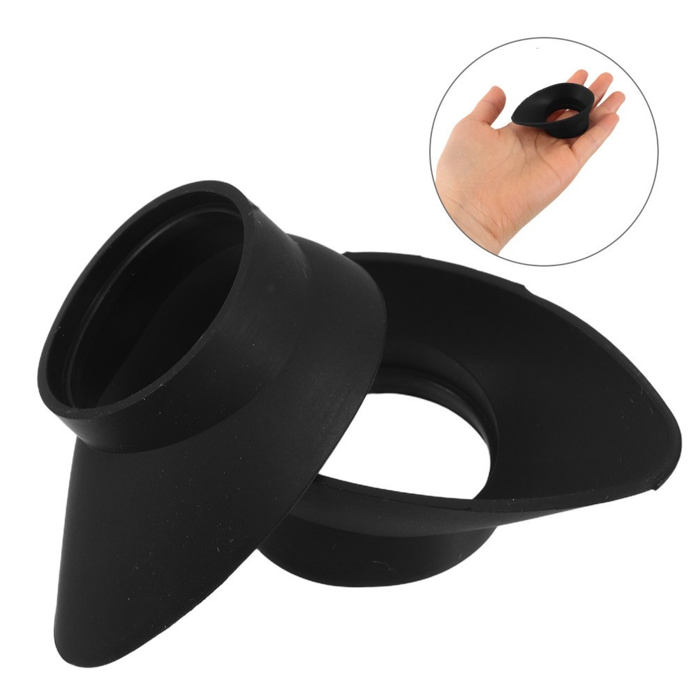 2 Pcs Rubber Eyepiece Covers for Telescope Microscope Lens Shield Protector