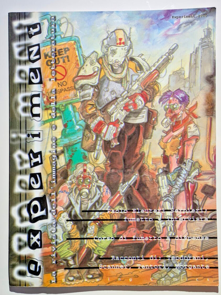 Experiment 2000 Image & Literature Magazine, March Drawing Comics