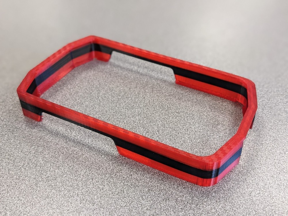 Minelab Manticore Two Tone Red/Black Rubber Protective Control Unit Cover. 
