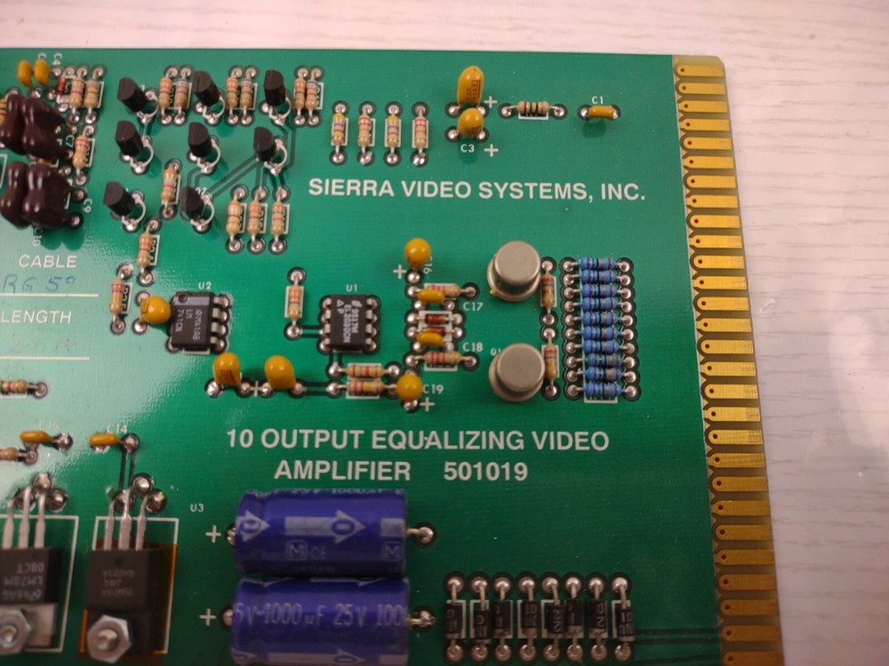 Sierra Video Systems 10 OUTPUT EQUALIZING VIDEO AMPLIFIER 501019