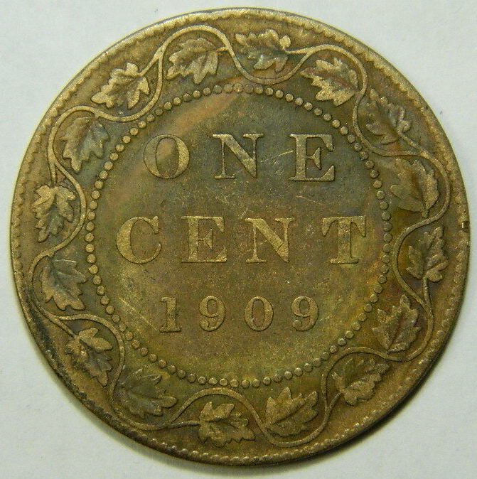 1909 Canada Large Cent (QRC479H))