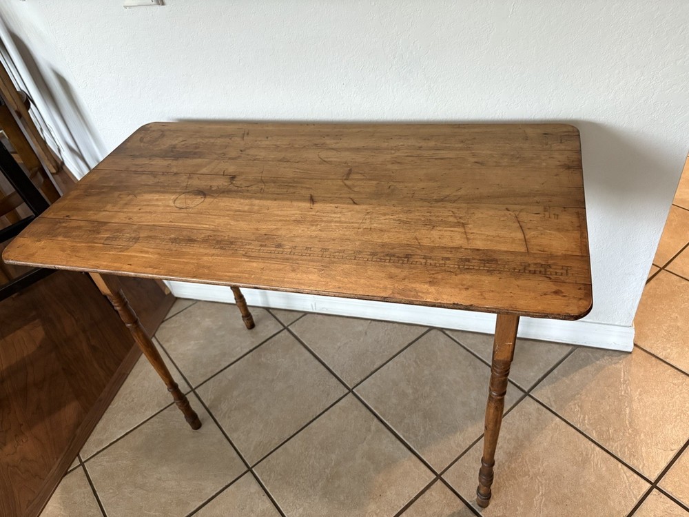 Antique Child’s Fold Up Sewing Table
