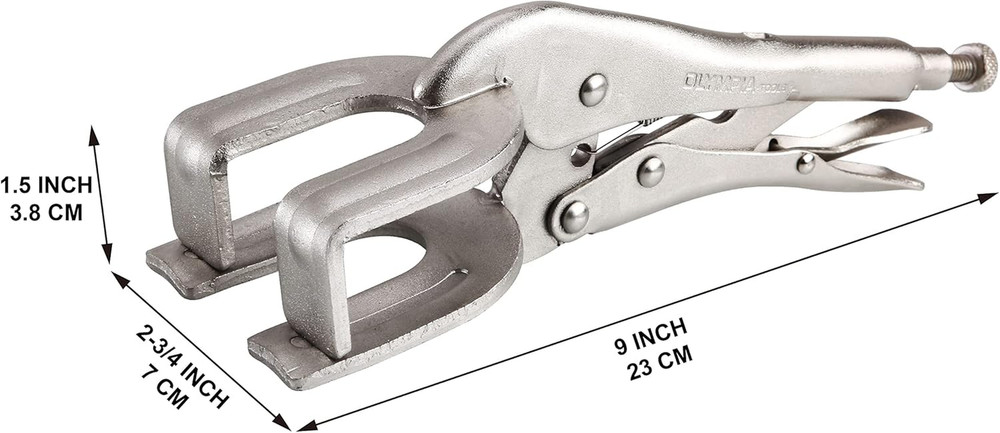 9" LOCKING PLIERS & WELDING CLAMP, 11-409
