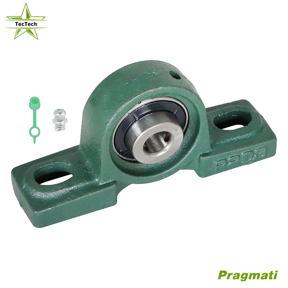 4 Pcs UCP201-8 1/2" Bore Solid Base Pillow Block Bearing Self Aligning 2 Bolt