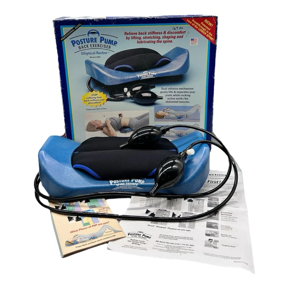 Posture Pump Disc Hydrator Elliptical Back Rocker Back Model 2000