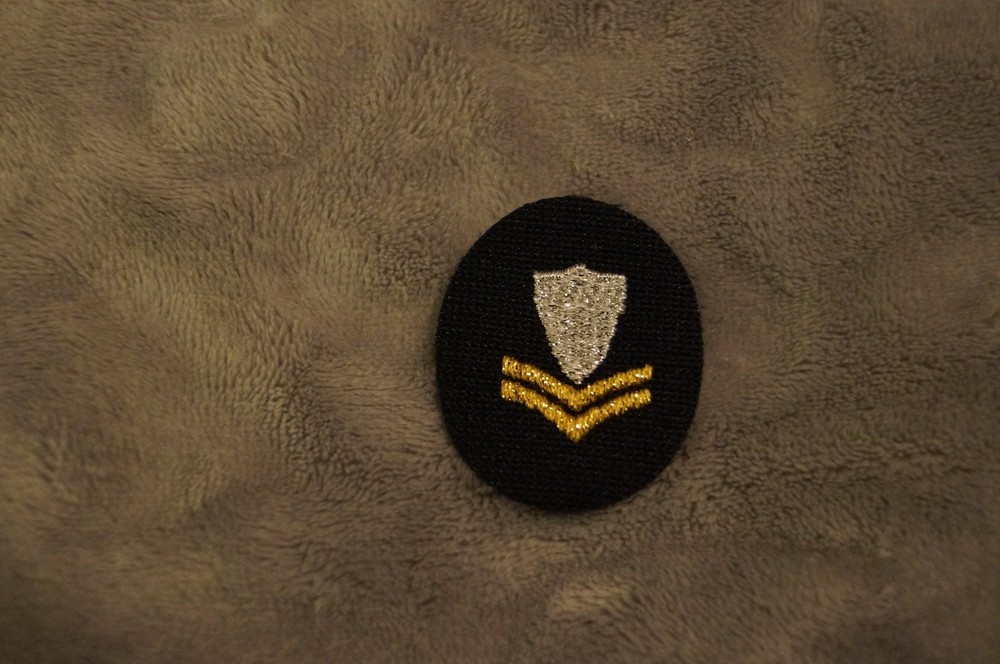 US Coast Guard Garrison E-5 Embroidered Cap Military Patch