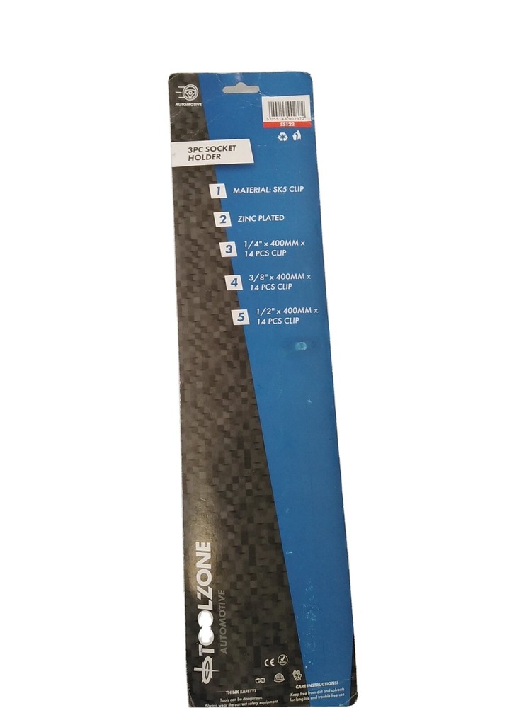 Automotive 3pc Socket Holders, Toolzone - SS122
