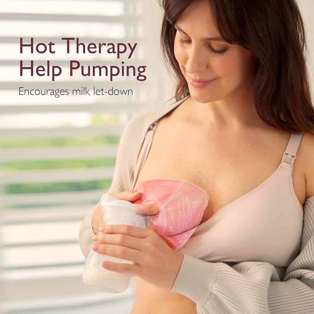 Breastfeeding Essentials: Larger Hot & Cold Packs with Soft Covers, 2 Pack