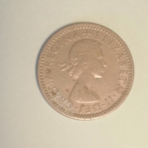 1960 6 Pence Coin