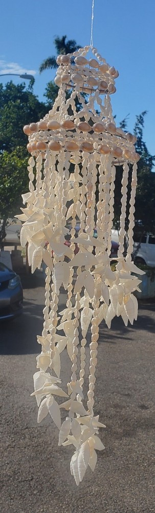 Macrame Seashell Wind Chimes Mobile DYX876