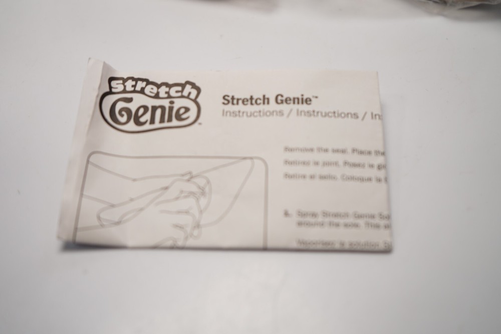 TWO Packs Stretch Genie As Seen On TV: Includes 2- 4 Oz Solution & 4 Expanders