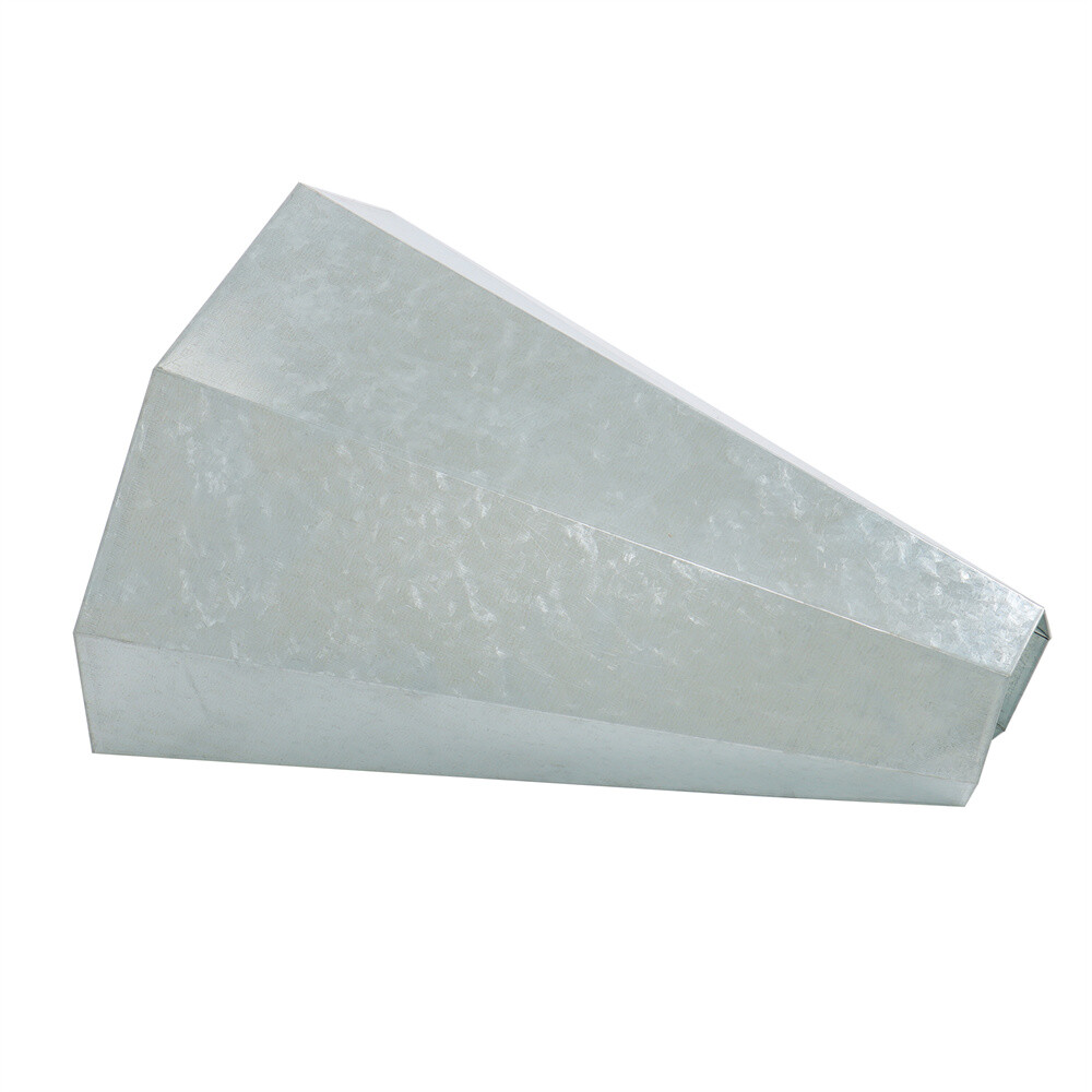 4 Pack Medium Chicken Cone Galvanized Steel Poultry Restraining Cone For Birds