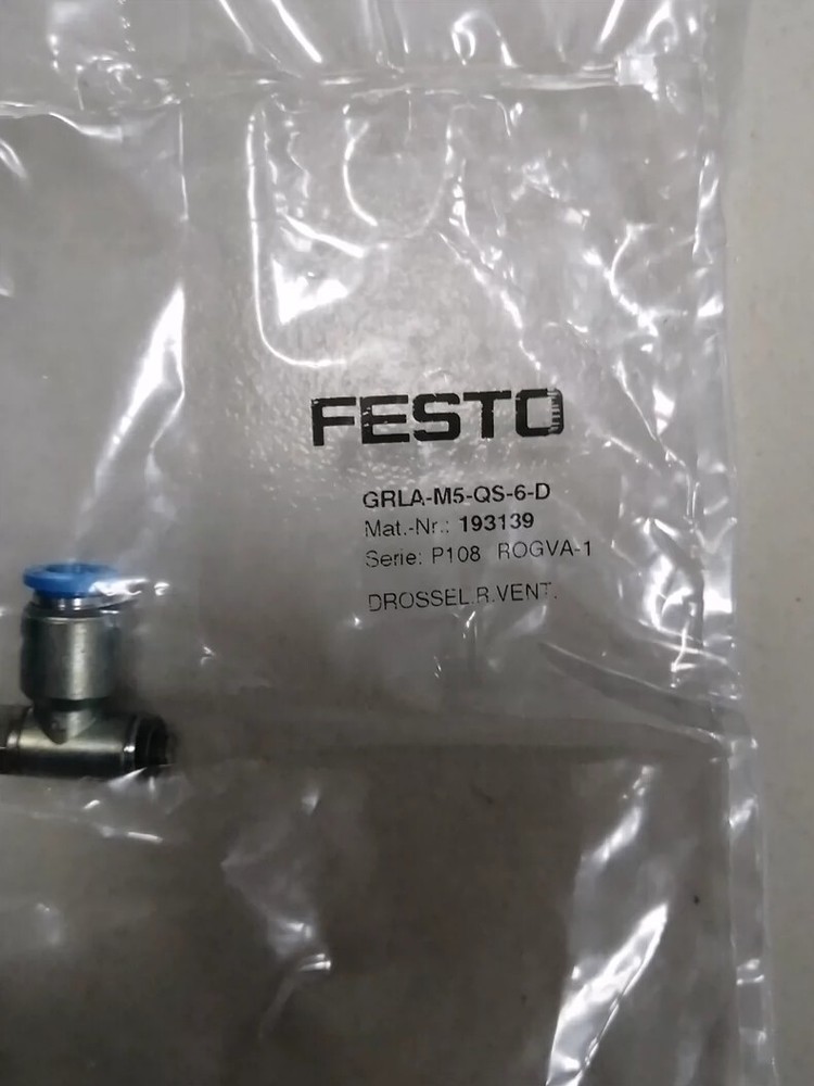 1pcs Festo throttle valve GRLA-M5-QS-6-D 193139