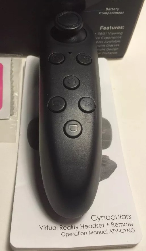 Hype Cynoculars Virtual Reality Headset Plus Remote.