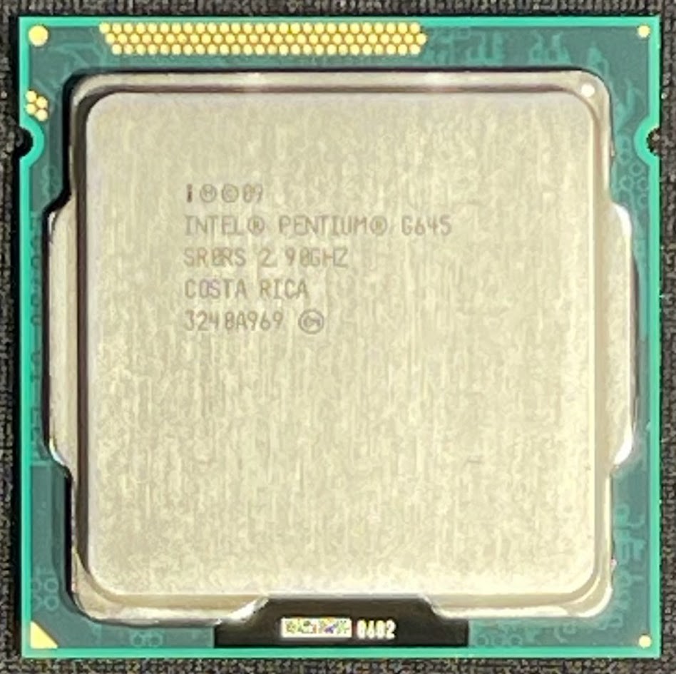 Intel Pentium G645 Dual-Core Processor @ 2.9GHz / Socket 1155 / SR0RS / MJCT8