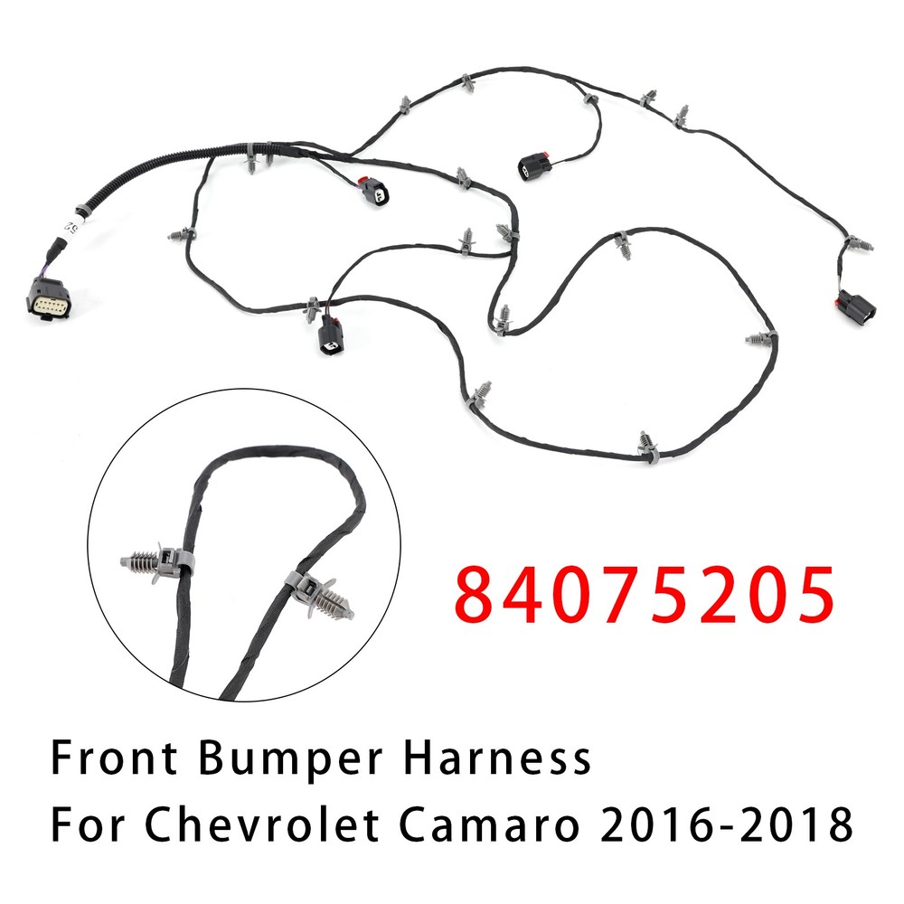 Front Bumper Grille Bumper Components Harness 84075205 For Camaro 2016~2018