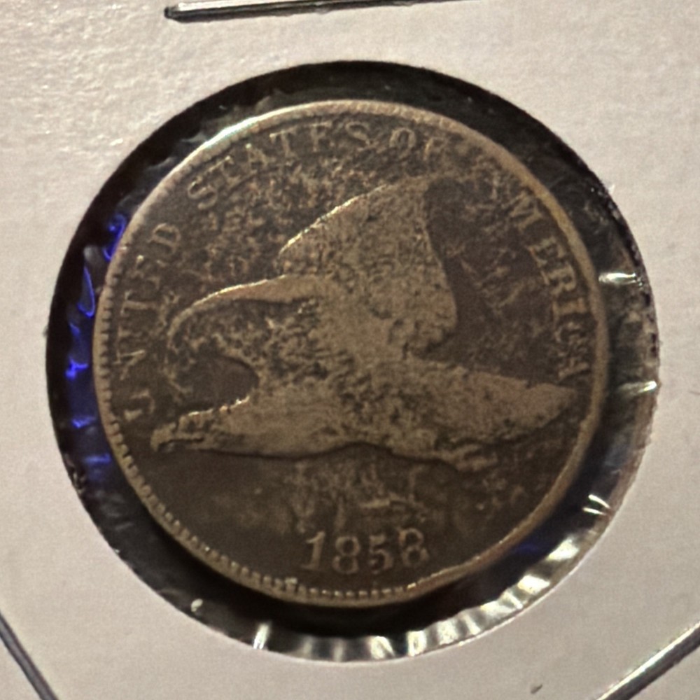1858 Flying Eagle Cent – Gorgeous Specimen - Same Day Ship -LUCKY COIN