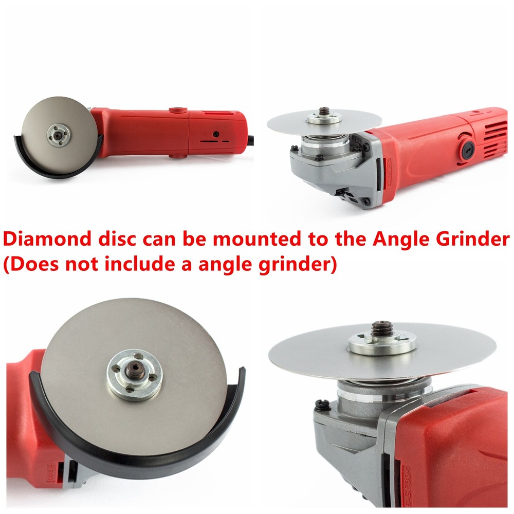 4" inch 100mm Grit 1200 Diamond Grinding Disc Flat Lap Disk Tools for Stone