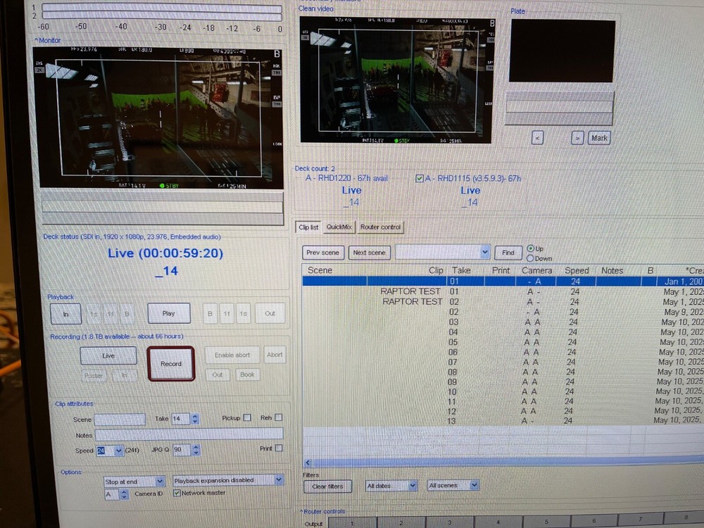 Playback Technologies Raptor HDx Digital Video Assist perfect working order
