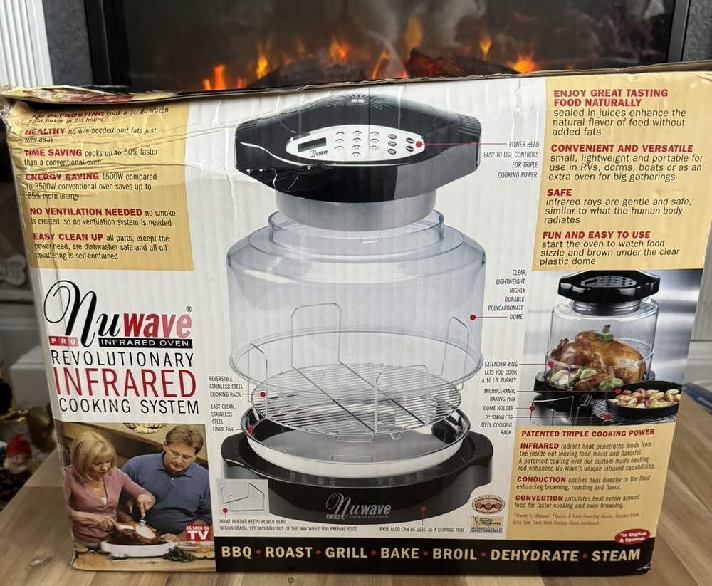 NuWave Pro Infrared Oven w/Clear Dome with Extender - whole system!