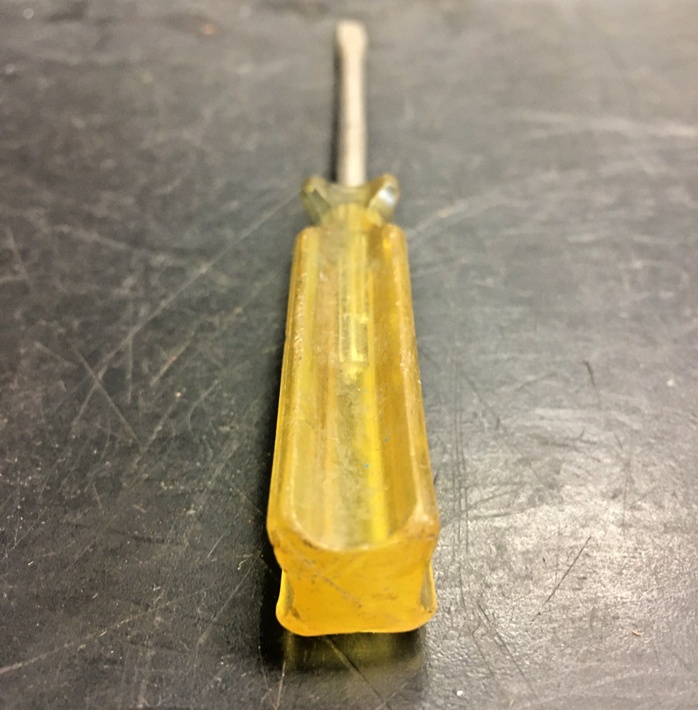 TOOL STEEL, Flathead Screwdriver PLASTIC Handle, 6.5", USA