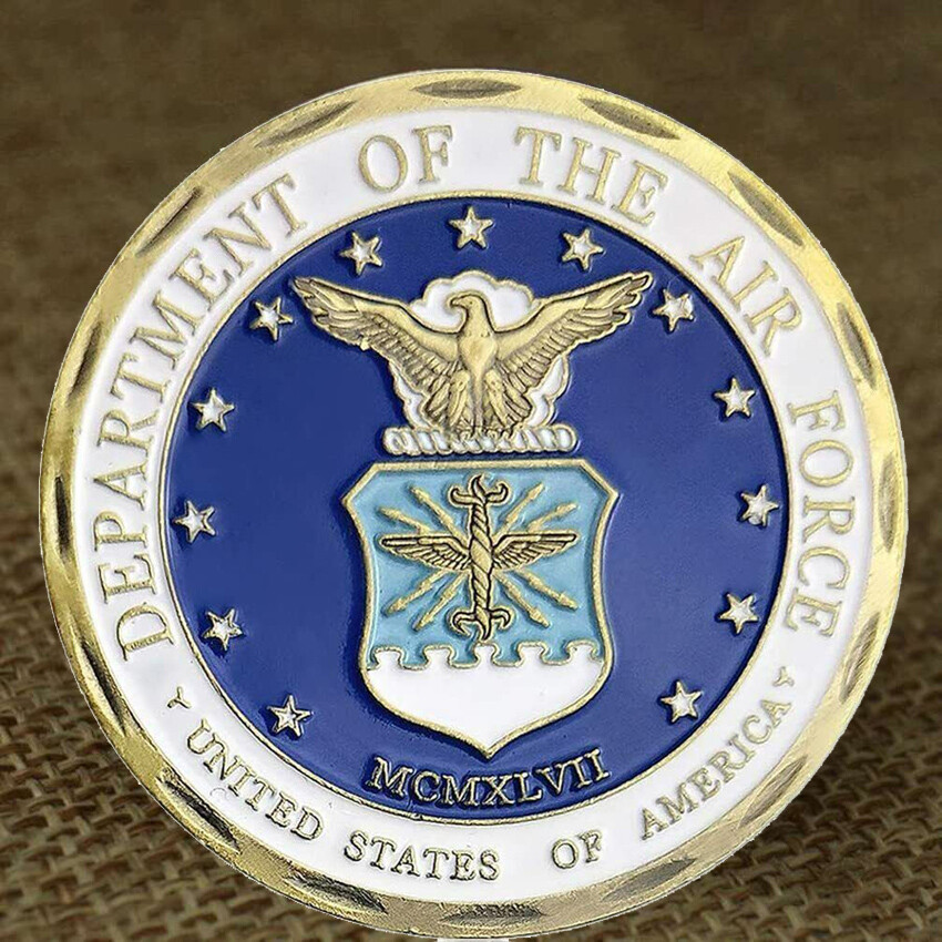 Collection Challenge Coin U.S.AF Core Values Air Force Military Keepsake