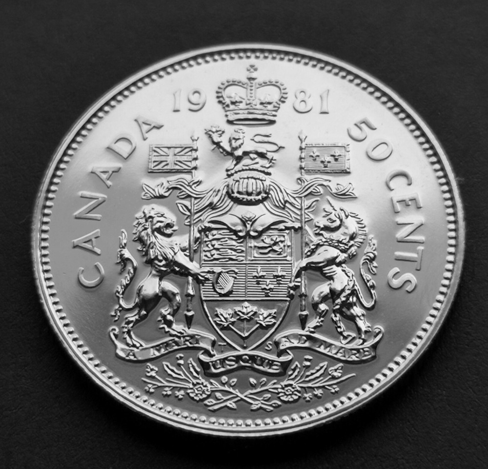 ***  CANADA  50  CENTS  1981  ***  SPECIMEN  ***