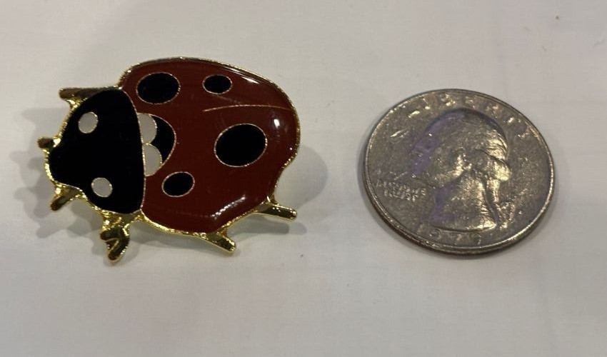 LAPEL PIN LADY BUG NEW