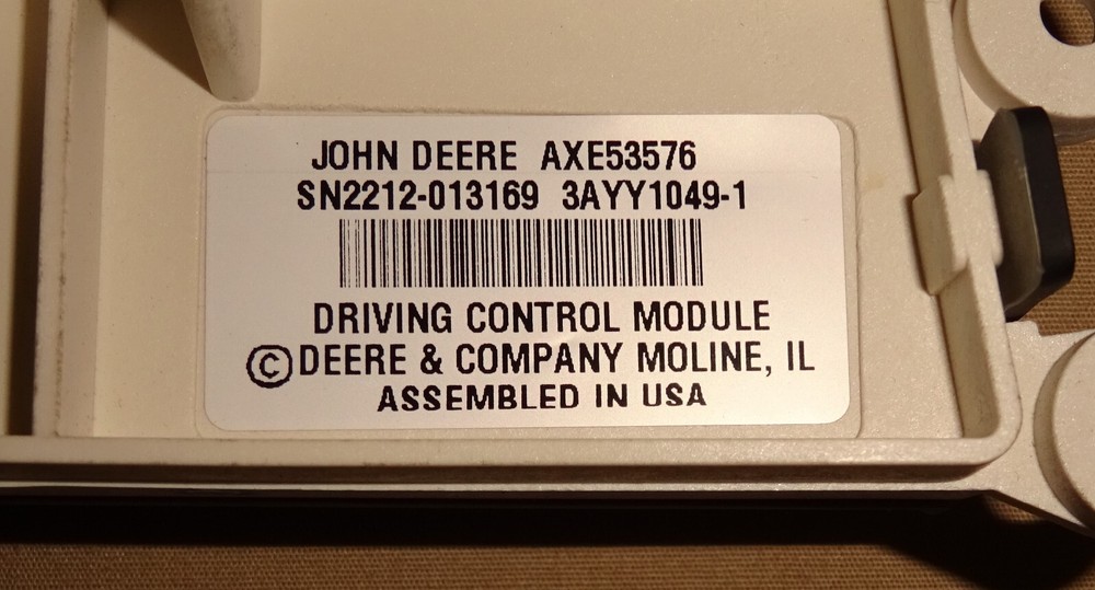 John Deere AXE53576 Driving Control Module NEW