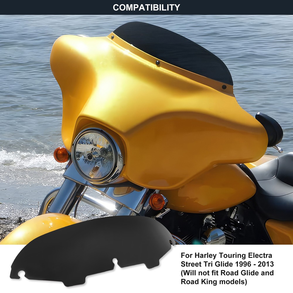 4.5" Windshield Windscreen For Harley Ultra Classic Electra Glide FLHTCU 96-2013