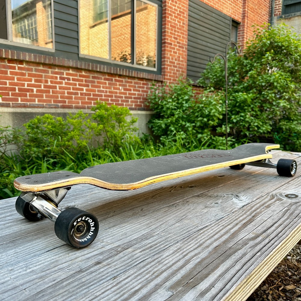 ATOM ~ Woody Drop-Deck Longboard ~ 39'' Skateboard ~