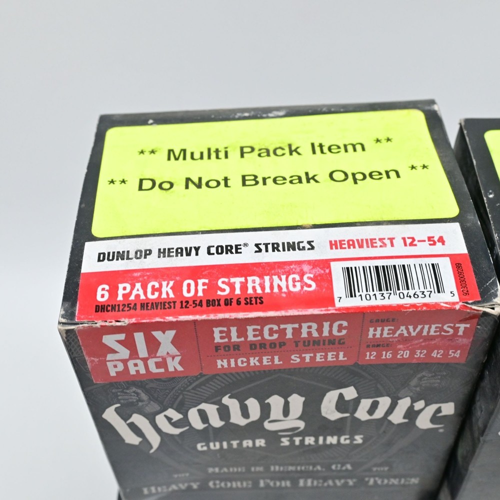 Dunlop Heavy Core Guitar Strings Six Pack