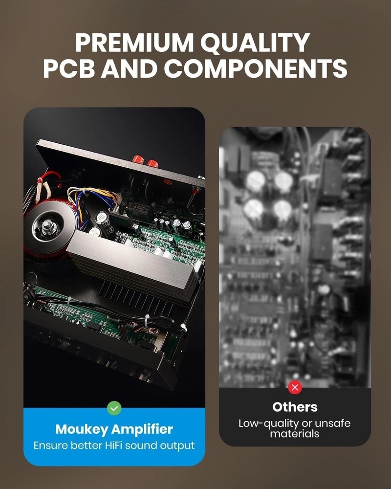 Bluetooth Stereo Receiver with EQ Controls