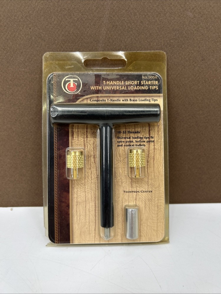 Thompson Center T-Handle Short Starter Universal Loading Tips #9058 MUZZLELOADER