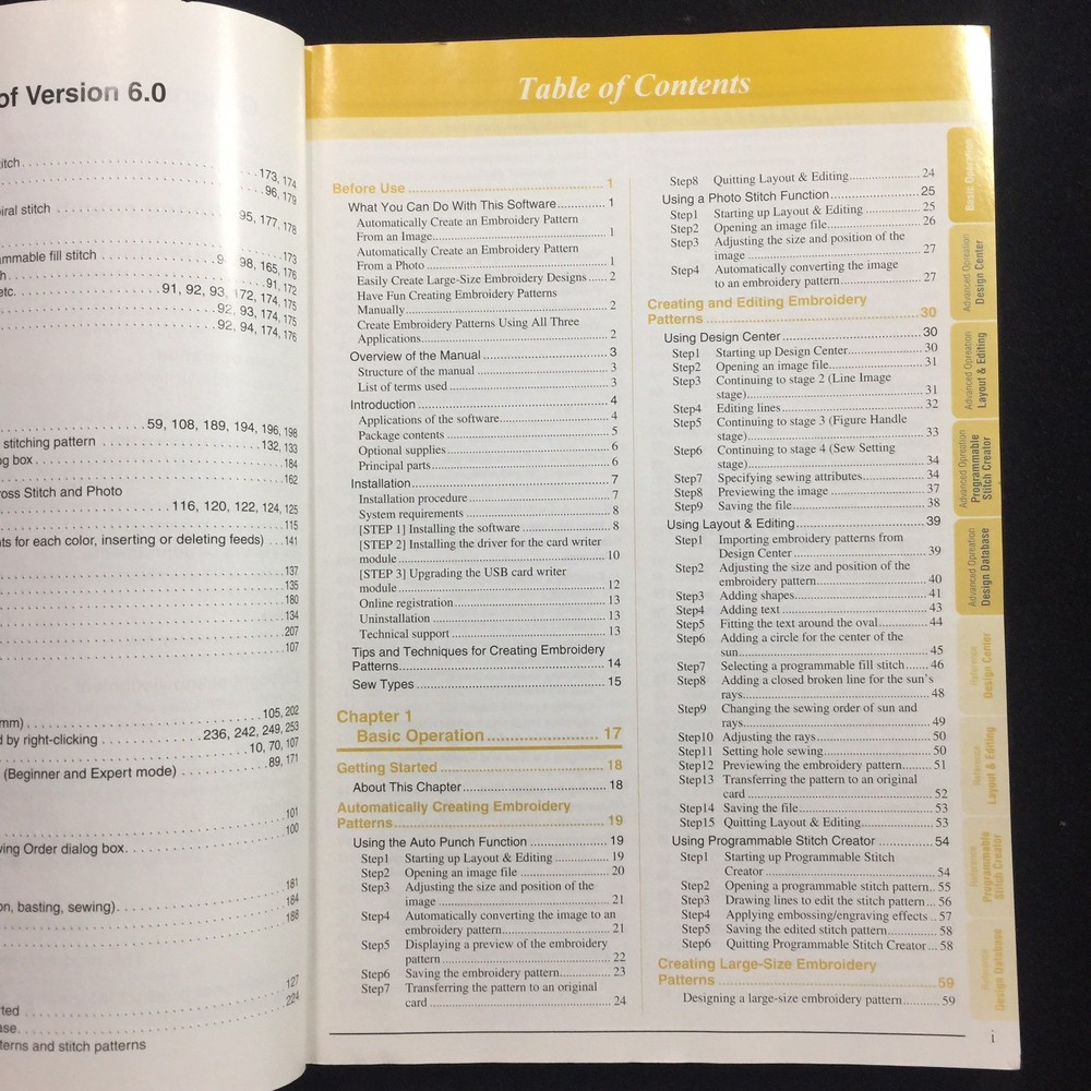 Baby Lock Instruction Manual for Palette Embroidery Software Version 6.0