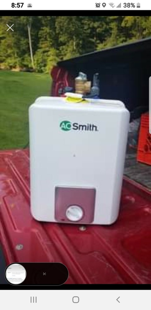 A.O. Smith Signature 2.5-Gallon 1 Element Point of Use Electric Water Heater