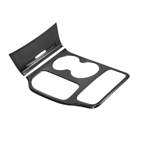 Carbon Fiber Pattern Car Interior Center Console Gear Shift Frame Panel Cover