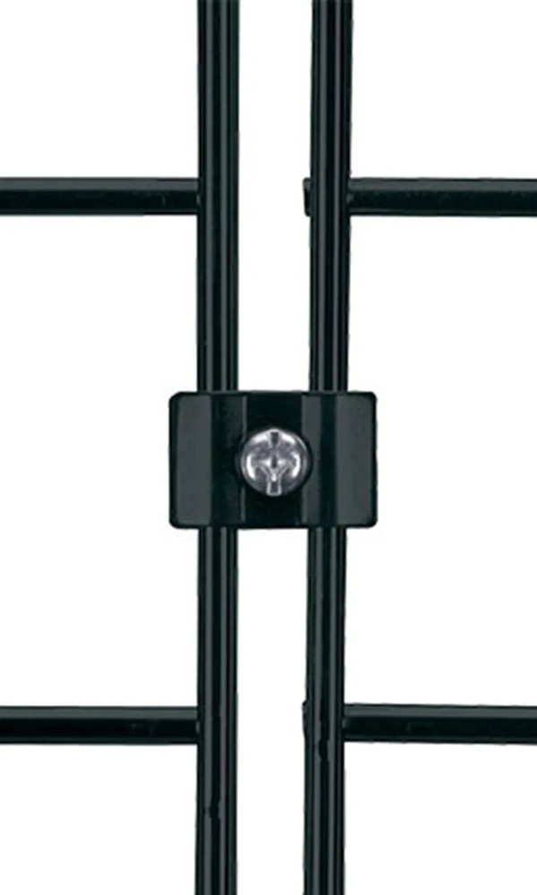 Wire Grid Triangle Tower Display Rack Casters Rolling Casters Black 2' x 6 ½' H