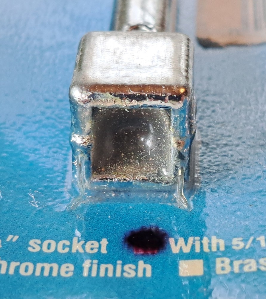 BLUE FLAME Log Lighter Key - Satin Chrome Finish - 5/16” Square Universal Socket