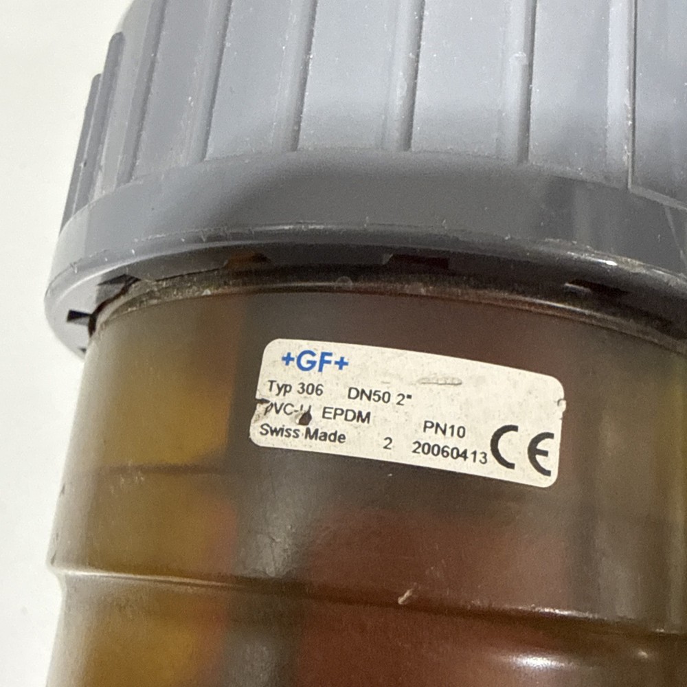 Gf Piping Systems 192306550 Y Strainer, 2" Pipe, Spigot, Pvc, 150 Psi At 68