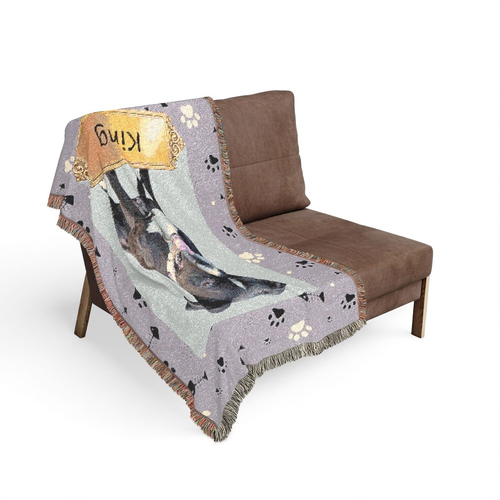 Pet Photo Personalized Woven Blanket