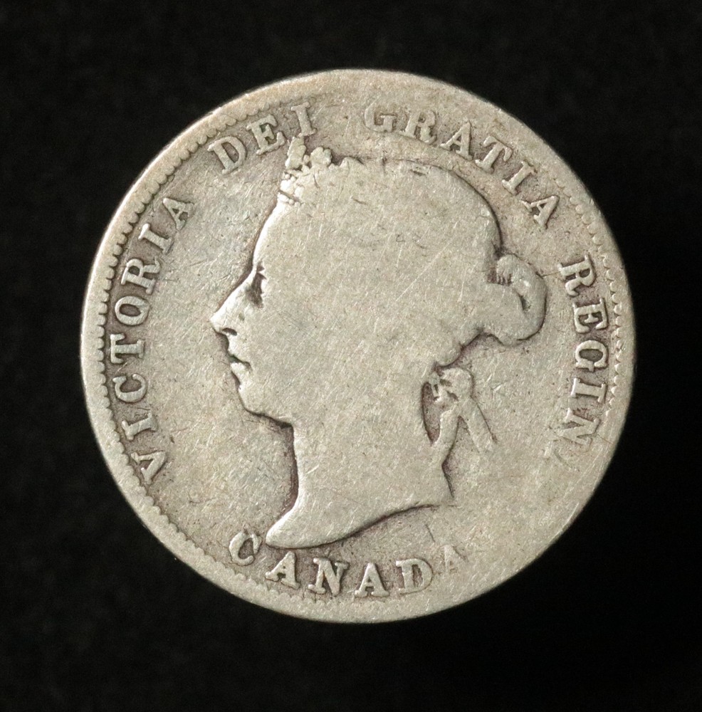 Canada 1892 25 Cents - Silver - Victoria