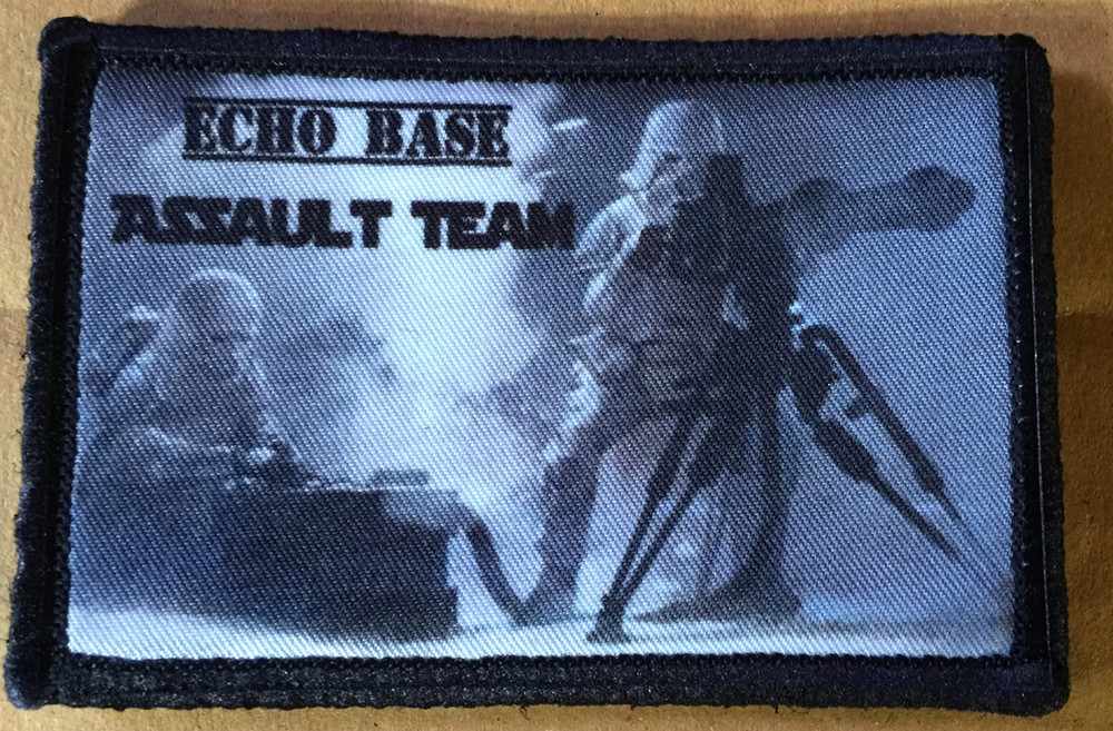 Hoth Echo Base Assault Team Morale Patch Tactical Military Hook