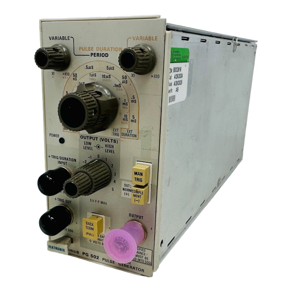 TEKTRONIX PG502 PULSE GENERATOR ***CALIBRATED***